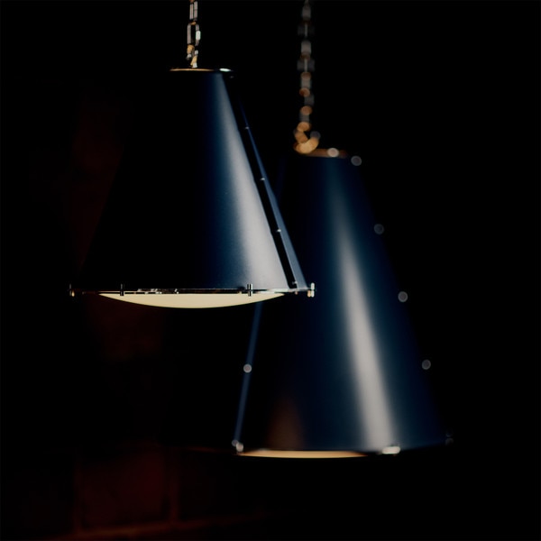 French Maid Chandelier Small (Blue and Polished Nickel) Lifestyle 15